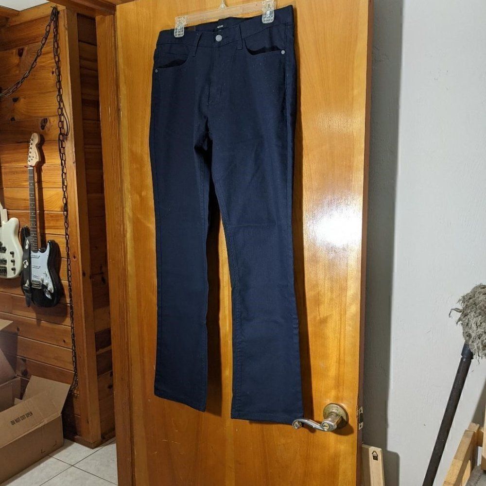 🆕MEN'S ALFANI NAVY STRAIGHT LEG STRETCH JEANS 32 X 32 NWT